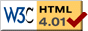 We made it... Valid HTML 4.0!